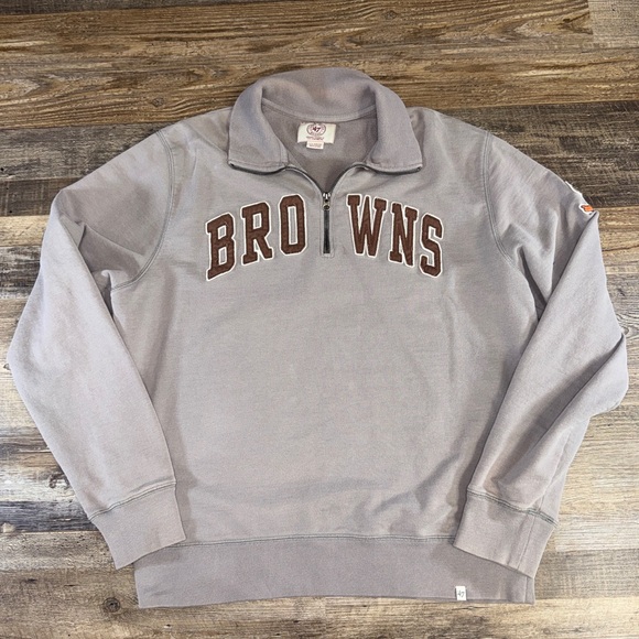 47 Other - 47 Brand Cleveland Browns Quarter Zip Pullover XL